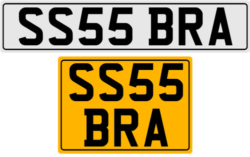 Ss55 reggiseno iniziali targa - ss55,