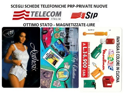 Scegli schede telefoniche prp - telefoniche,