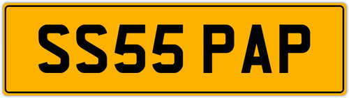 Pap private number plate - pap, cool