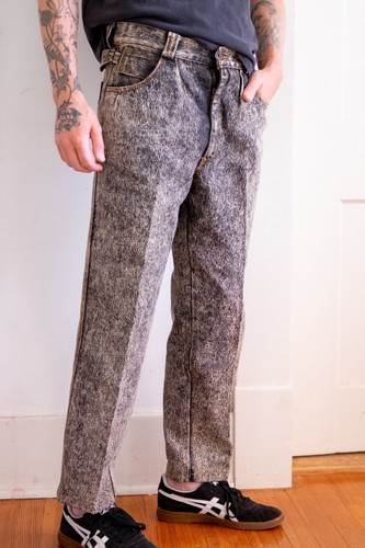 Jeans denim nero lavaggio