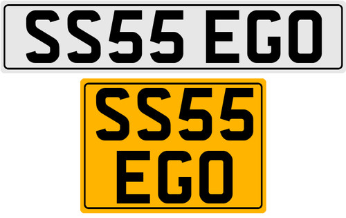 Ss55 ego iniziali targa - ego,